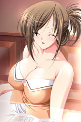  00s 10s akizuki_sara atelier_kaguya breasts choco_chip cleavage game_cg happy highres katei_kyoushi_no_oneesan kateikyoushi_no_onee-san large_breasts smile  rating:Sensitive score:55 user:Kentabarou