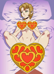 breasts censored daga green_eyes heart_container highres ilia nintendo small_breasts spread_legs the_legend_of_zelda the_legend_of_zelda:_twilight_princess  rating:General score:2 user:pookapooka