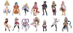 annie_barrs black_hair blonde_hair bottomless breasts breasts_out brown_hair cheria_barnes chloe_valens colette_brunel elize_lutus estellise_sidos_heurassein farah_oersted green_hair kanonno_earhart large_breasts looking_at_viewer milla_maxwell mint_adenade multiple_girls no_panties pink.s pink_hair purple_hair pussy revealing_clothes rita_mordio rondoline_e_effenberg sophie_(tales) tales_of_(series) tales_of_eternia tales_of_graces tales_of_legendia tales_of_phantasia tales_of_rebirth tales_of_symphonia tales_of_the_abyss tales_of_the_world tales_of_the_world_radiant_mythology_2 tales_of_vesperia tales_of_xillia tear_grants thighhighs topless upskirt white_hair