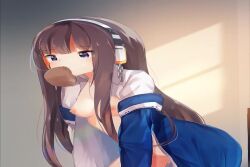  1boy 1girl animated azur_lane breasts cum cum_in_mouth cum_on_hair disembodied_penis ejaculation facial fellatio headphones irrumatio liely long_island_(azur_lane) medium_breasts open_clothes oral penis tagme video  rating:Explicit score:532 user:grefer34