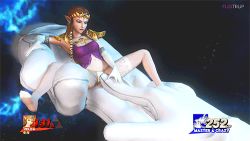  1girl 3d animated animated_gif blue_eyes breasts brown_hair crazy_hand earrings artistic_error fugtrup gloves jewelry lowres master_hand nintendo open_mouth panties princess_zelda rubbing super_smash_bros. the_legend_of_zelda the_legend_of_zelda:_twilight_princess thighhighs underwear  rating:Explicit score:151 user:Marionn