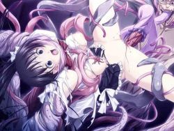  censored lowres monster rape tentacles tongue torn_clothes  rating:Explicit score:8 user:demian-001