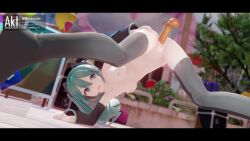  1boy 1girl 3d akt animated blue_eyes blue_hair breasts cum cum_in_pussy hair_ornament hatsune_miku hetero highres medium_breasts nipples open_mouth outdoors pumping pussy sound tagme uncensored vaginal video vocaloid  rating:Explicit score:213 user:PoopShmoopLoop