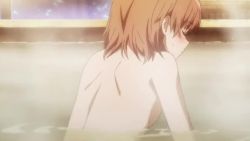  10s 1girl 2018 animated anime_screenshot ass ass_focus back bare_arms bare_back bare_hips bare_legs bare_shoulders bath bathhouse blush breasts brown_eyes brown_hair casual_nudity completely_nude covering_privates covering_breasts female_focus indoors looking_back matching_hair/eyes misaka_mikoto nude official_art onsen partially_submerged screencap short_hair shoulder_blades sideboob sitting small_breasts solo steam thighs toaru_kagaku_no_railgun toaru_majutsu_no_index video water wet  rating:Questionable score:204 user:Larping_One