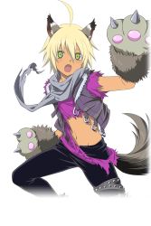  00s 1boy animal_ears animal_hands blonde_hair cat_boy cat_ears cat_tail emil_castagnier fang green_eyes male_focus midriff official_art tail tales_of_(series) tales_of_symphonia tales_of_symphonia:_dawn_of_the_new_world  rating:Sensitive score:4 user:MightyKombat