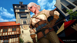  1girl 3d ciri highres long_hair mabooyum_artist solo the_witcher_(series) the_witcher_3 white_hair  rating:Questionable score:8 user:SevenHeaven