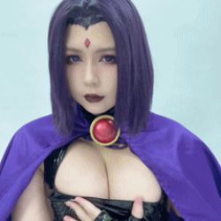 1girl animated animated_gif asian cosplay dc_comics japanese_(nationality) lowres photo_(medium) plump raven_(dc) raven_(dc)_(cosplay) real_life tagme teen_titans uyuy2907 rating:Questionable score:10 user:Johan_Taylor