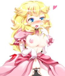  1girl assertive_female blonde_hair blue_eyes blush breasts censored cowgirl_position cum cum_in_pussy dress elbow_gloves girl_on_top gloves long_hair mario_(series) medium_breasts nintendo nipples pink_dress princess_peach pussy sex solo straddling torn_clothes uneven_eyes vaginal white_gloves yukimimi  rating:Explicit score:63 user:danbooru