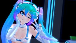  1girl 3d after_fellatio aftersex blue_eyes blue_hair cum cum_in_mouth cum_string female_focus gs-mantis hatsune_miku heart heart-shaped_pupils highres lips nipples see-through see-through_shirt solo symbol-shaped_pupils upper_body v vocaloid  rating:Explicit score:101 user:Nathywafe