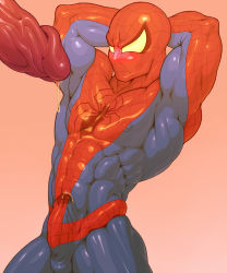 abs highres muscular pectorals penis spider-man yaoi rating:Explicit score:1 user:gt600