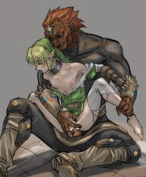  2boys anal barefoot bdsm blonde_hair blush bondage bound censored chain closed_eyes collar cum cum_in_ass ejaculating_while_penetrated ejaculation fingerless_gloves forced ganondorf gloves handjob holding_legs leash link male_focus male_penetrated multiple_boys nintendo open_mouth penis pointless_censoring rape reach-around sex sitting spread_legs sweatdrop tears the_legend_of_zelda thighhighs torn_clothes yaoi  rating:Explicit score:168 user:yaoilover