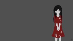  1girl black_hair corpse_party dress minimalism red_dress shinozaki_sachiko tagme vector_art  rating:Sensitive score:3 user:fuckoffnation