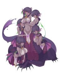  1girl 5girls :q :t arm_behind_head arm_up armpits bare_arms bare_shoulders bell_orgel black_hair breasts commentary_request conjoined dark-skinned_female dark_skin dragon_girl fingering grabbing grabbing_from_behind hair_tubes highres hydra incest lamia large_breasts masturbation mermaid monster_girl monster_girl_encyclopedia multiple_girls navel original pelvic_curtain purple_eyes pussy_juice scales selfcest tongue tongue_out yuri  rating:Explicit score:67 user:Cancerouscrab