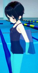  1girl 3d animated animated_gif blush fart loli lowres menokoru original partially_submerged peeing pool solo swimsuit tagme thighs underwater water  rating:Explicit score:31 user:loli_scratch_fever