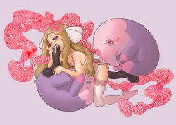 1girl 2boys 69 animal_penis bestiality blonde_hair blue_eyes blush_stickers bow bra bright_pupils caitlin_(pokemon) corruption creature creatures_(company) cum doggystyle double_penetration english_text facial fellatio flat_chest game_freak garter_belt garter_straps gen_5_pokemon grey_background group_sex hair_bow heart hetero highres horse_penis kneeling lace lace-trimmed_legwear lace_trim large_penis lingerie loli long_hair mind_control mmf_threesome multiple_boys musharna nintendo no_shoes one_eye_closed oral penis pink_bra pokemon pokemon_(creature) pokemon_dppt pokemon_platinum pokephilia pumpkinspicelatte sex sex_from_behind simple_background thighhighs threesome uncensored underwear white_bow white_pupils white_thighhighs rating:Explicit score:335 user:danbooru