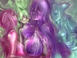  1boy 4girls blue_hair blue_skin blue_theme breasts censored colored_skin covered_erect_nipples femdom green_eyes green_hair green_skin green_theme group_sex handjob harem hetero horns huge_breasts long_hair mon-musu_quest! monster_girl multiple_girls nipples nude open_mouth penis pink_eyes pink_hair pink_skin pink_theme pointy_ears purple_eyes purple_hair purple_skin purple_slime_(mon-musu_quest!) purple_theme rape shota slime_girl smile smother tentacles tentacles_on_male un_do  rating:Explicit score:125 user:Amaterasu3