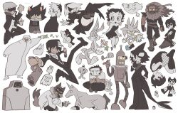  2b_(nier:automata) animal arm_tattoo ass bear beard bender_bending_rodriguez bendy bendy_and_the_ink_machine betty_boop black_&amp;_white black_hair blindfold boots broken_glass bugs_bunny carrot cartoonized cat character_request charlie_the_unicorn cigarette coat crossover danganronpa_(series) death_the_kid dreamworks earrings faceless faceless_male facial_hair fangs full_body furry futurama glass glass_bottle grey_fur gun hi_five_ghost horns horse jewelry mask monokuma mother_(game) mother_2 mr._wolf multicolored_hair multiple_boys multiple_girls nier:automata nier_(series) nintendo omori one_eye_covered regular_show robot scar sega short_hair silver_the_hedgehog sonic_(series) soul_eater starman_(mother) tagme tattoo the_bad_guys_(film) toon_(style) two-tone_hair unicorn warner_bros weapon white_background white_hair wolf 