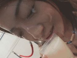  1girl animated animated_gif asian cum cum_in_container cum_in_cup cum_in_mouth cup drinking drinking_glass glass gokkun holding holding_cup japanese_(nationality) lowres photo_(medium) source_request swallowing wine_glass  rating:Explicit score:122 user:champignon