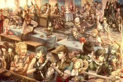  6+boys 6+girls ^_^ absolutely_everyone adjusting_eyewear ahoge alternate_costume androgynous animal animal_ears annoyed apple aqua_hair armor arms_up ascot black_eyes black_gloves black_hair black_legwear blonde_hair blue_eyes blue_gloves blue_hair blunt_bangs book boots bow brady_(fire_emblem) bridal_gauntlets brother_and_sister brown_eyes brown_hair cake candy cape carrot carrying cat cherche_(fire_emblem) chrom_(fire_emblem) circlet cleavage_cutout climbing closed_eyes clothing_cutout cooking cordelia_(fire_emblem) cousins crossed_arms cup cynthia_(fire_emblem) detached_pants detached_sleeves donnel_(fire_emblem) dragon dual_persona elbow_gloves elbow_rest everyone faceless faceless_female family father_and_daughter father_and_son feather_hair_ornament feathers fingerless_gloves fire_emblem fire_emblem_awakening flower food frederick_(fire_emblem) frog fruit fur_trim gaius_(fire_emblem) garter_straps gerome_(fire_emblem) glasses gloves green_hair gregor_(fire_emblem) grey_hair grill hair_between_eyes hair_bow hair_intakes hair_ornament hairband hand_on_another&#039;s_shoulder hand_on_own_hip hasuyawn hat headband height_difference henry_(fire_emblem) hood hooded_jacket inigo_(fire_emblem) jacket kellam_(fire_emblem) kjelle_(fire_emblem) knee_boots knife laurent libra_(fire_emblem) lissa_(fire_emblem) lon&#039;qu_(fire_emblem) long_hair looking_down looking_up lucina_(fire_emblem) male_playboy_bunny maribelle_(fire_emblem) markings mask minerva_(fire_emblem_awakening) miriel_(fire_emblem) morgan_(fire_emblem) morgan_(male)_(fire_emblem) mother_and_daughter mother_and_son multicolored_hair multiple_boys multiple_girls my_unit nah_(fire_emblem) nintendo noire_(fire_emblem) nowi_(fire_emblem) olivia_(fire_emblem) one_eye_closed onion open_mouth orange_hair outstretched_arms owain_(fire_emblem) panne_(fire_emblem) pants parasol parted_bangs parted_lips pectorals peeling pie pink_hair ponytail pot potato pulling quill rabbit_ears rabbit_girl raven_(fire_emblem) red_flower red_hair red_rose ricken_(fire_emblem) robin_(fire_emblem) robin_(male)_(fire_emblem) rose running say&#039;ri_(fire_emblem) scar scolding sculpture severa_(fire_emblem) shaded_face sheath sheathed short_hair short_twintails siblings sisters sitting sitting_on_shoulder sleeveless smile spatula stahl_(fire_emblem) standing standing_on_object steak sully_(fire_emblem) sumia_(fire_emblem) sweets sword teacup teapot teeth tharja_(fire_emblem) thigh_boots thighhighs tiki_(adult)_(fire_emblem) tiki_(fire_emblem) topless_male tripping twintails two-tone_hair umbrella vaike_(fire_emblem) vegetable virion_(fire_emblem) wavy_hair weapon white_hair wink witch_hat wyvern yarne_(fire_emblem) zettai_ryouiki  rating:Sensitive score:69 user:danbooru