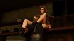  1boy 1girl 3d aerith_gainsborough animated bar_stool blonde_hair boots brown_hair clothed_sex cloud_strife couple cunnilingus female_orgasm femdom final_fantasy final_fantasy_vii final_fantasy_vii_remake girl_on_top hand_in_own_hair hand_on_another&#039;s_head hand_on_leg hetero highres indoors interior jacket long_hair no_bra oral orgasm red_jacket sex sleeveless sleeveless_turtleneck stool thenaysayer34 turtleneck video  rating:Explicit score:115 user:9ji83e20