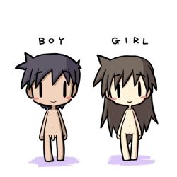  1boy 1girl blush blush_stickers character_request chibi couple english_text flaccid flat_chest ikkyuu kamasutra loli long_hair no_nose nude original penis pussy shota simple_background smile standing translated very_long_hair |_|  rating:Explicit score:55 user:Furio