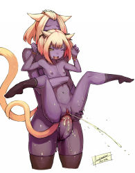 10s 1futa 1girl 2012 age_difference alessa_cephon altera_moontail animal_ears armpits artist_name ass ass_grab black_legwear blonde_hair blue_skin bracelet carrying cat_ears cat_girl cat_tail clitoris closed_eyes colored_skin cum cum_in_pussy dark_nipples dated faustsketcher female_ejaculation final_fantasy final_fantasy_xiv flat_chest futa_with_female futanari held_up huge_penis incest jewelry large_insertion loli miqo&#039;te mother_and_daughter navel nipples no_testicles nude one_eye_closed onee-loli pee peeing penis purple_skin pussy reverse_suspended_congress sex sex_from_behind short_hair simple_background socks spread_legs standing standing_sex sweat tail thighhighs uncensored urethra vaginal warrior_of_light_(ff14) white_background wink yellow_eyes rating:Explicit score:663 user:danbooru
