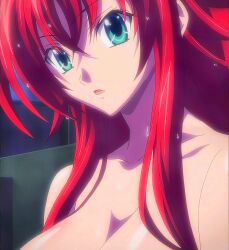  blue_eyes breasts high_school_dxd highres large_breasts long_hair long_image nude red_hair rias_gremory  rating:Explicit score:21 user:ita_gds
