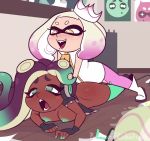  1futa 1girl ahegao animated ass blush breasts cobat cum cum_in_pussy dark_skin ejaculation fingerless_gloves futa_with_female futanari gloves inkling_player_character jiggle looking_at_viewer looping_animation marina_(splatoon) medium_breasts newhalf newhalf_with_female nintendo nipples octoling pearl_(splatoon) penis prone_bone pumping pussy saliva sex sex_from_behind splatoon_(series) splatoon_2 tentacle_hair tentacle_sex tentacles testicles thighhighs tongue tongue_out torn_clothes uncensored vaginal video  rating:Explicit score:693 user:Vardigiil