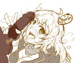  censored cleavage heart heart-shaped_pupils monochrome open_mouth oral penis rwby say_cheese sweat symbol-shaped_pupils tongue tongue_out v yang_xiao_long  rating:Explicit score:21 user:lazylegionspark