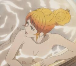  bath bathing bathtub breast_press breasts large_breasts lupin_iii mine_fujiko nipples tagme  rating:Sensitive score:13 user:waifuanasui