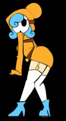  1girl alternate_color animated animated_gif dancing dress lowres mario_(series) mask minuspal nintendo non-web_source orange_dress orange_skirt shy_gal shy_guy skirt solo tagme thighhighs thighs  rating:Questionable score:32 user:danbooru
