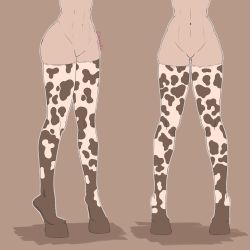  absurdres animal_costume animal_print boots cowgirl_outfit highres hucow latex latex_boots pet_play  rating:Questionable score:13 user:Chast