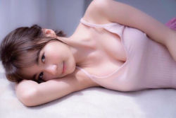  asian breasts highres ikuta_erika photo_(medium) underwear  rating:Questionable score:3 user:uwavami