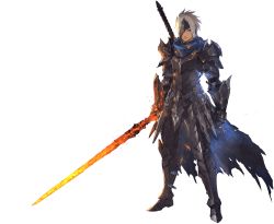 1boy alphen armor blue_cape cape closed_mouth full_armor full_body grey_eyes grey_hair highres looking_at_viewer male_focus mask mouth_mask official_art one_eye_covered pauldrons plate_armor shoulder_armor solo sword tales_of_(series) tales_of_arise transparent_background weapon  rating:Sensitive score:5 user:very-impure