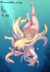  1girl air_bubble artist_name ass blonde_hair blue_eyes breasts bubble completely_nude curvy dated dimples_of_venus diving elf feet fish freediving holding_breath huge_breasts legs long_hair nafta nude pointy_ears signature solo submerged swimming tiffania_westwood twitter_username underwater zero_no_tsukaima  rating:Questionable score:34 user:danbooru