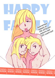  1boy 2girls blonde_hair blue_eyes breasts brother_and_sister condom creatures_(company) family game_freak gladion_(pokemon) hug incest lillie_(pokemon) loli long_hair lusamine_(pokemon) mature_female mother_and_daughter mother_and_son multiple_girls nintendo nude okamisaga open_mouth pokemon pokemon_sm short_hair shota siblings smile  rating:Questionable score:96 user:unknownshadows