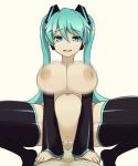 1boy 1girl ahegao animated aqua_hair arm_support black_thighhighs blue_eyes blue_hair blush bouncing_breasts breasts detached_sleeves eyebrows girl_on_top hair_ornament hatsune_miku hetero huge_penis large_breasts large_insertion long_hair lowres navel nipples nude penis pumping pussy pussy_juice sex simple_background sinensian skindentation solo_focus sound spread_legs squatting stomach_bulge thighhighs twintails uncensored vaginal veins veiny_penis video vocaloid white_background rating:Explicit score:289 user:Vardigiil