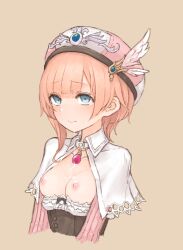  atelier_(series) atelier_rorona blush breasts breasts_out cum cum_in_mouth cum_on_body cum_on_breasts cum_on_upper_body cumdrip highres kilikasumi nipples portrait rororina_fryxell tears  rating:Explicit score:22 user:flaps