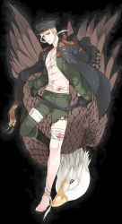  axis_powers_hetalia bandages bird blood eagle germany_(hetalia) highres injury military tagme  rating:Questionable score:5 user:allgoodthing