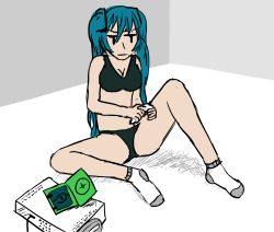  breasts cleavage game_console halo hatsune_miku tagme vocaloid xbox_360  rating:Questionable score:1 user:Idrawmiku