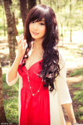 alodia_gosiengfiao cosplay dress red_dress tagme  rating:Questionable score:8 user:jhonfordy