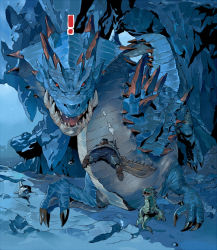  ! armor bubble capcom character_request dragon lagiacrus ludroth monster monster_hunter_(series) monster_hunter_3 no_humans orushibu shark sword underwater weapon  rating:Sensitive score:34 user:danbooru