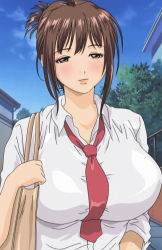  breasts fusano_fumie huge_breasts milk_junkies screencap  rating:Questionable score:26 user:ron2k15