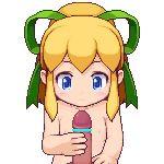  1girl animated blonde_hair blue_eyes blush bow capcom censored cheek_bulge cum cum_in_mouth cum_on_hair deepthroat ejaculation erection facial fellatio flaccid flat_chest gokkun hair_bow handjob licking loli looking_at_viewer looping_animation lowres mega_man_(classic) mega_man_(series) naughty_face nipples open_mouth oral penis pixel_art ponytail roll_(mega_man) sb_(coco1) smile tears veins veiny_penis video  rating:Explicit score:607 user:Domestic_Importer