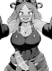 1futa absurdres blush boku_no_hero_academia breasts censored cleavage collarbone erection futanari gloves goggles goggles_on_head hatsume_mei helmet highres large_breasts large_penis looking_at_viewer makin_tama penis pointless_censoring short_hair solo tank_top rating:Explicit score:213 user:hank268