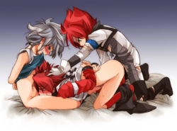 3boys anal arms_behind_back blush bottomless burn child_on_child closed_eyes clothes_lift fellatio forced forced_partners gloves gran group_sex hand_on_head inazuma_eleven inazuma_eleven_(series) kiyama_hiroto male_focus male_penetrated multiple_boys nagumo_haruya oral penis rape red_hair sex sex_from_behind shirt_lift shorts shota socks spitroast suzuno_fuusuke sweat torn_clothes yaoi yupopo_(hidame) rating:Explicit score:173 user:burnbell