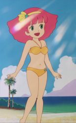  bikini highres mahou_no_princess_minky_momo minky_momo screencap swimsuit tagme  rating:Sensitive score:32 user:tongolele