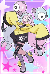 1girl creatures_(company) game_freak highres iono_(pokemon) nintendo pink_eyes pink_hair pokemon pokemon_sv solo yuki_mura_1031