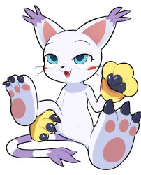 animal_ears cat cat_ears digimon digimon_(creature) gloves highres tail tailmon