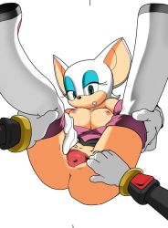  blue_eyes elbow_gloves gloves legs_up pussy rouge_the_bat sega shadow_the_hedgehog sonic_(series) spread_legs spread_pussy  rating:Explicit score:31 user:andrewaovivo